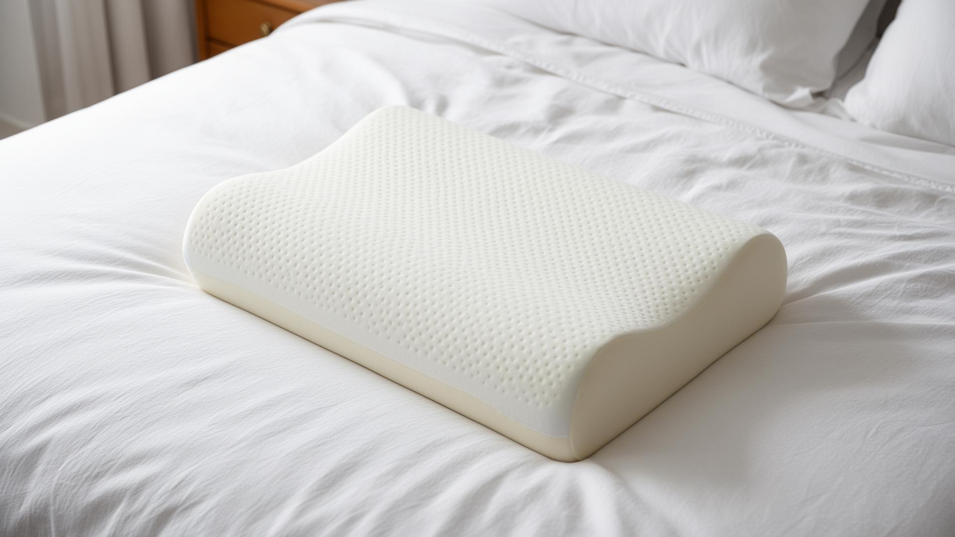 Premium pillow on a comfortable bed in Ireland